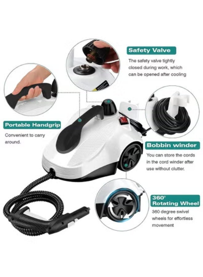 ET-LIFE Steam Cleaner, 5Bar Steam Pressure, 5-8Min Heating Time, 2000W, 2L, for Floor Cleaning... - Image 5